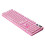 UHUYA Ergonomic USB Gaming Keyboard, Compute Pink 1
