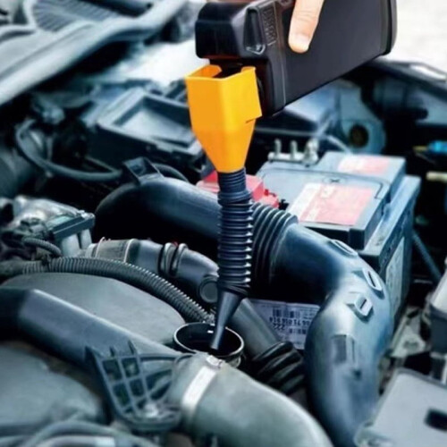 Telescopic Car Refueling Funnel with Filter Foldable 1