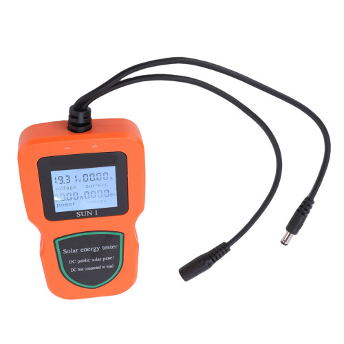 5W-500W Solarmodultester MPPT Multimeter für PV-Fehlerdiagnose Orange