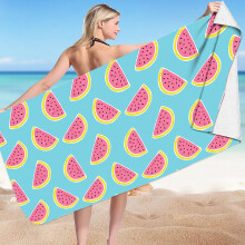 Microfiber Adult Beach Towel, 30x60", Sandproof & Lightweight, Multi-Purpose Travel Towel – Compatible with All Beach Activities