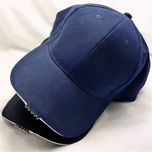 NICEXMAS Lighted Led Baseball Cap For Camping Jogging Comfortable Hat With Bright For Hands Lighting Blue