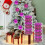 Black Christmas Ornaments Set Shatterproof Balls 24pcs 1