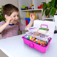 Kit de manualidades para niños: Personaliza una caja de tela con pegatinas y pintura – Regalo de actividades artísticas creativas para niños de