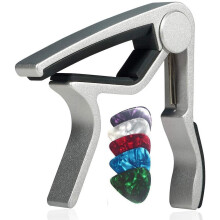 Guitar Capo Rosewood with 5 Picks