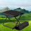Foldable Backpack Stool, 11" Portable Folding Chair with Handle Bag – for Camping, Fishing, Queueing (Black) 1