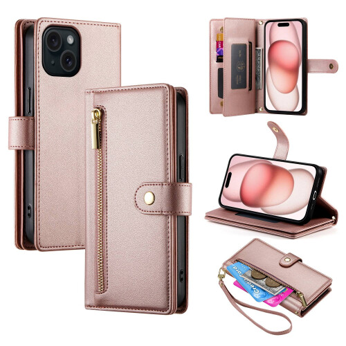 Läderfodral för iPhone 14 Pro Max 14 Plus 14
