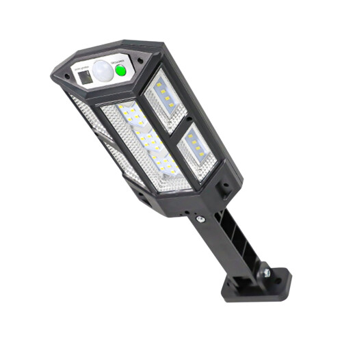 Solcellslampor för utomhusbruk med rörelsesensor, 43 LED-lampor, 2-pack
