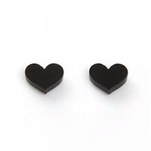 Boucles d'oreilles magnétiques noires à clip, sans perçage