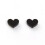 Magnetic Black Stud Earrings Non-Piercing Clip On 1