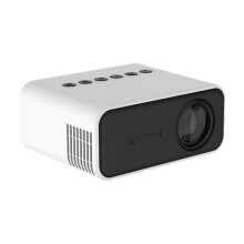 Proiector portabil Mini1080p, proiector de filme HD de exterior de 100" cu design elegant, compatibil cu telefon/tabletă/laptop/stick TV/PS4