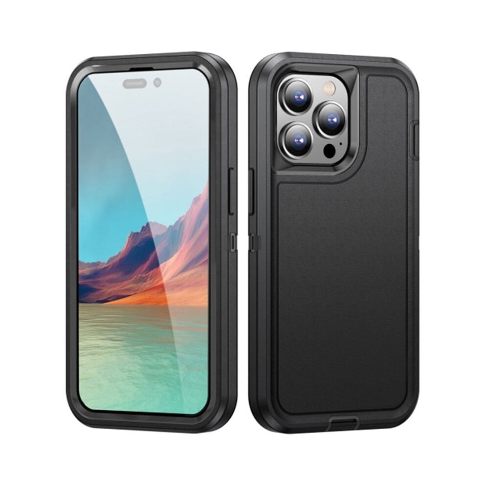 For Compatible With Iphone 15 Pro Max Life Waterproof Rugged Magsafe Magnetic Phone Case,,For Compatible With Iphone 15 Pro Max Black 9489952988719