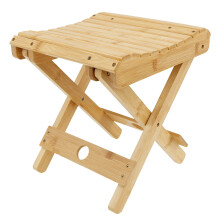Taburete plegable de bambú para sauna portátil: forma de arco, multiusos, gran capacidad de carga, compatible con saunas.