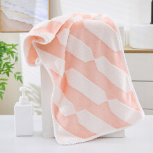Badhandduk Mjuk Absorberande Polyester Fleece • Förstorad Tjocklek 75x35cm • Snabbtorkande Slitstark • Rosa Blå Grå Vit • Noppfri Snabb