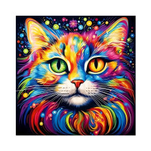 Diamantmalerei-Set 5D Farben Tier DIY Diamanten Kunstset für Anfänger