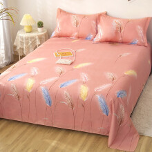 Ensemble de draps de luxe pour lit double - Tissage percale respirant, doux et résistant, infroissable, taille King