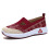 Γυναικεία μεγάλα παπούτσια από mesh slip-on, μαλακή σόλα, αναπνεύσιμα, στρογγυλεμένη 4