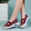 Γυναικεία μεγάλα παπούτσια από mesh slip-on, μαλακή σόλα, αναπνεύσιμα, στρογγυλεμένη 7