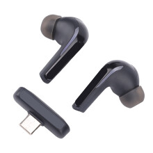 Kabellose Gaming-Ohrhörer mit ENC-Mikrofon, 2,4 GHz Bluetooth 5.3, 400 mAh, Schwarz