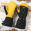 Waterproof Windproof Snowboard Gloves For Men-Black size M 7