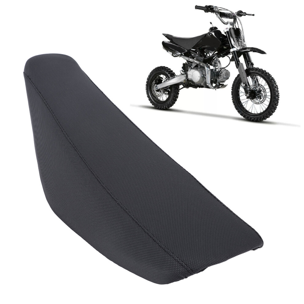 Motorcycle Flat Tall Foam Seat For Crf50 50Cc-160Cc Dirt Bike Black 9301391801025