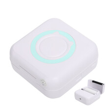 Mini Portable Thermal Printer 8x8x3.6cm Inkless Bluetooth Memo Label Green