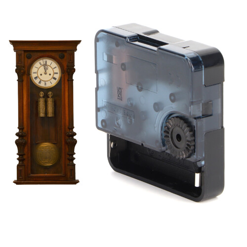 Silent DIY Clock Movement Replacement – Plastic, 55x55x25mm