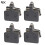 Copper Disc Brake Pads for MTB Bicycles Compatible with 4