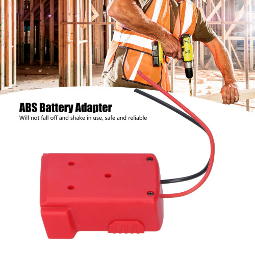 18V XC18 Power Mount Battery Adapter, Red, ABS Material 2