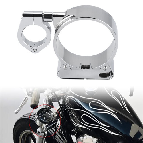 Motorcycle Side Meter Bracket Side Mount Instrument Bracket for -Davidson XL883/1200C/N/L/R X48 Electroplated 1