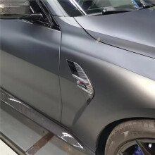 Dry Carbon Fiber Spoiler Styling Front Side Cheek Trim for G80 M3 Coupe Models 2021 2022 2023 2024