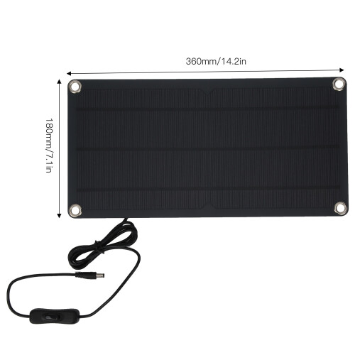 12V 10W Solar Charger Monocrystalline Panel