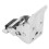 90 Aluminum Hinge Foldable Table Leg Bracket, Silver, 120 Rotation 8