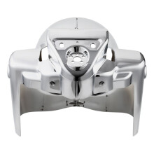 Cache-Phare Rond Chromé 7" pour Touring Road King 2014-2024 2016 2018 2020 Accessoires Moto