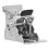 90 Aluminum Hinge Foldable Table Leg Bracket, Silver, 120 Rotation 15