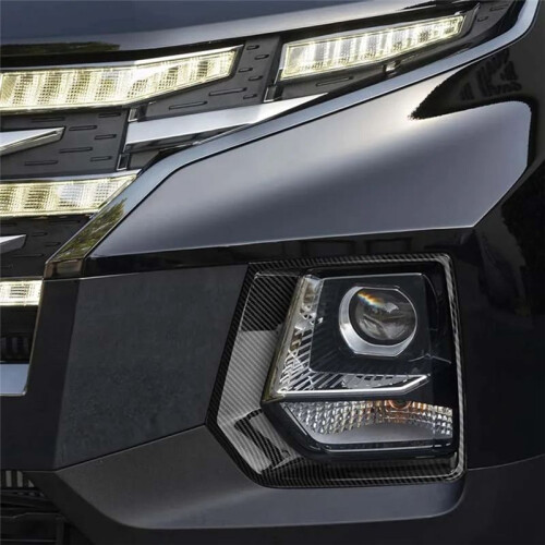 Front Fog Light Frame ABS Carbon Fiber Pattern for 2022+ American 2