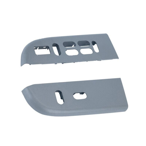 Front Left+Right Door Window  Panel Bezel Lift  Panel Cover for  Expedition 2004-2006 Grey4L1Z-14524-AAA 2