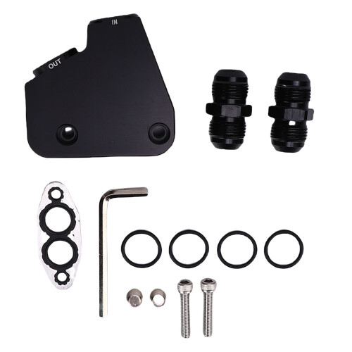 Anodisiertes Aluminium-Ölkühler-Adapter-Set LS1-LS9 1