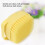 Pet Silicone Massage Brush with Shampoo Storage, 8.5x8x5.7cm 4