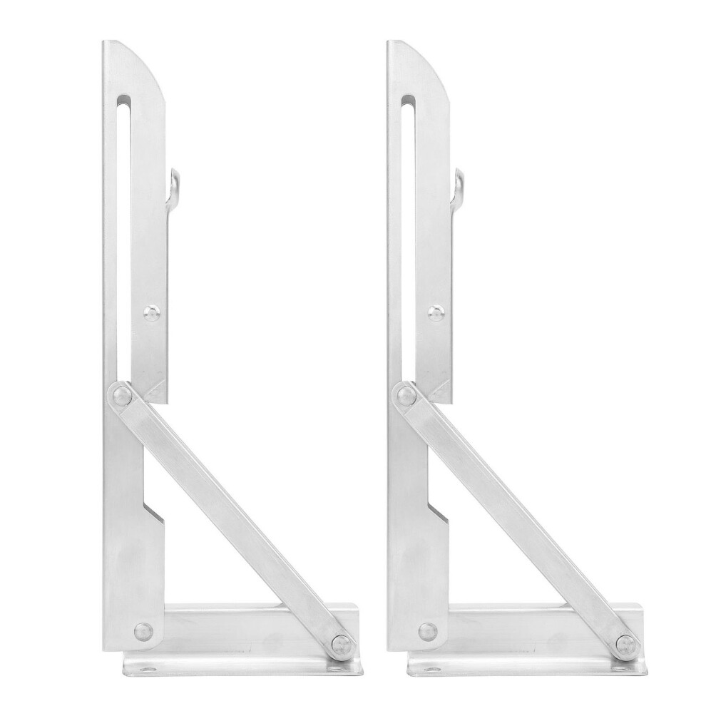 Stainless Steel Folding Shelf Bracket 240Mm, 200Kg Load, Wall Mounted 7621391804881