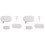 Tuya Zigbee 3.0  Contact Detectors Security Gate Door Window Sensor Transducer  Life Home(2PCS) 1