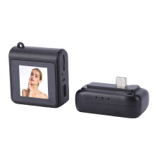 1080P HD Schlüsselanhänger-Kamera 1,3" Farbdisplay, Wiederaufladbar mit 180mAh