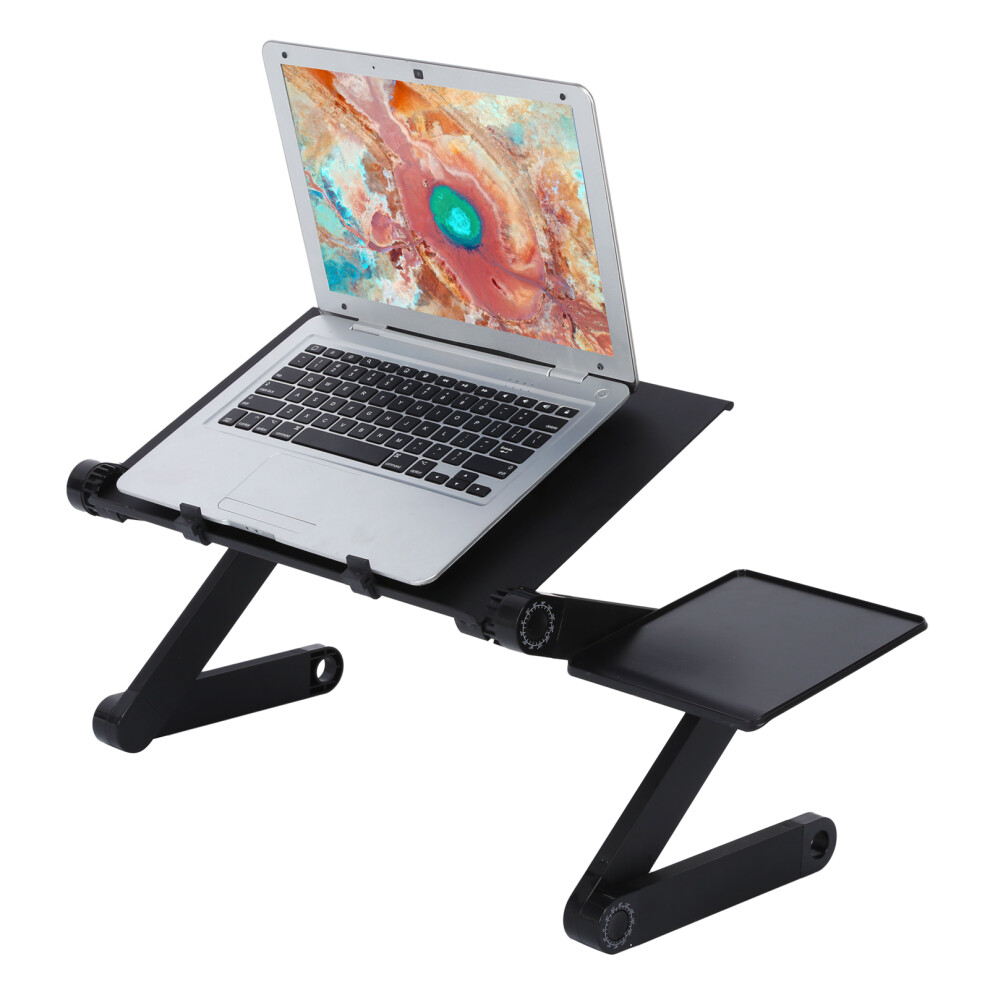 Portable Aluminum Laptop Desk, Adjustable Folding Stand, 42X26cm 4251391806528