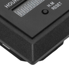 HM‑1R Marine & Motorcycle Hour Meter, 0~999999.9H, ABS, 1000mA