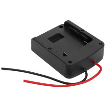 14.4V/18V Lithium Battery Adapter for DIY Cable, ABS+Steel