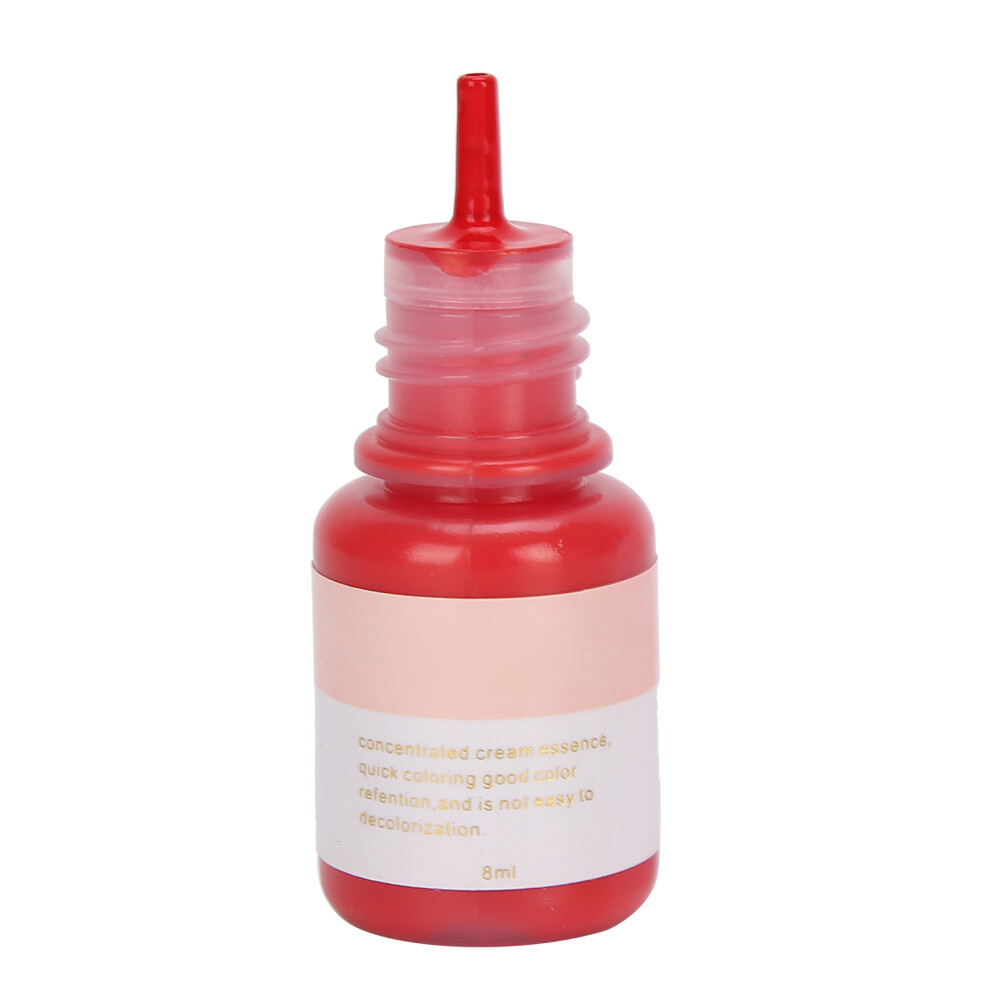 Red 8Ml Semi-Permanent Lip Tattoo Ink - #2 Microblading Pigment