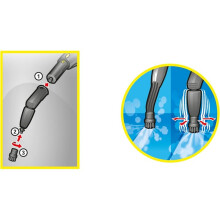 Steam Turbo Brush + Square Brush for  SC1 SC2 SC3 SC4 SC5 SC7 Steam Cleaner Accessories Parts 2.863-159