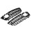2Pcs Front Bumper Lower Fog Light Lamp Grilles for  A5 2008 2009 2010 2011 3
