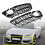 2Pcs Front Bumper Lower Fog Light Lamp Grilles for  A5 2008 2009 2010 2011 5