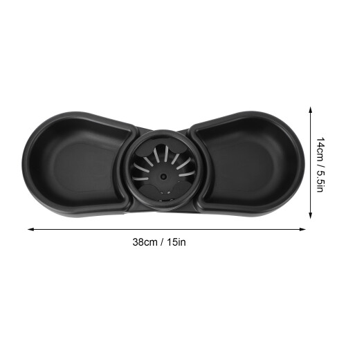 3-in-1 Universal-Kinderwagen-Snacktablett, 38 x 14 cm 1