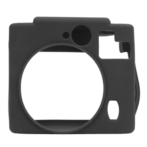 Black Instant Camera Protective Case - Soft Silicone Drop & Scratch Proof 1